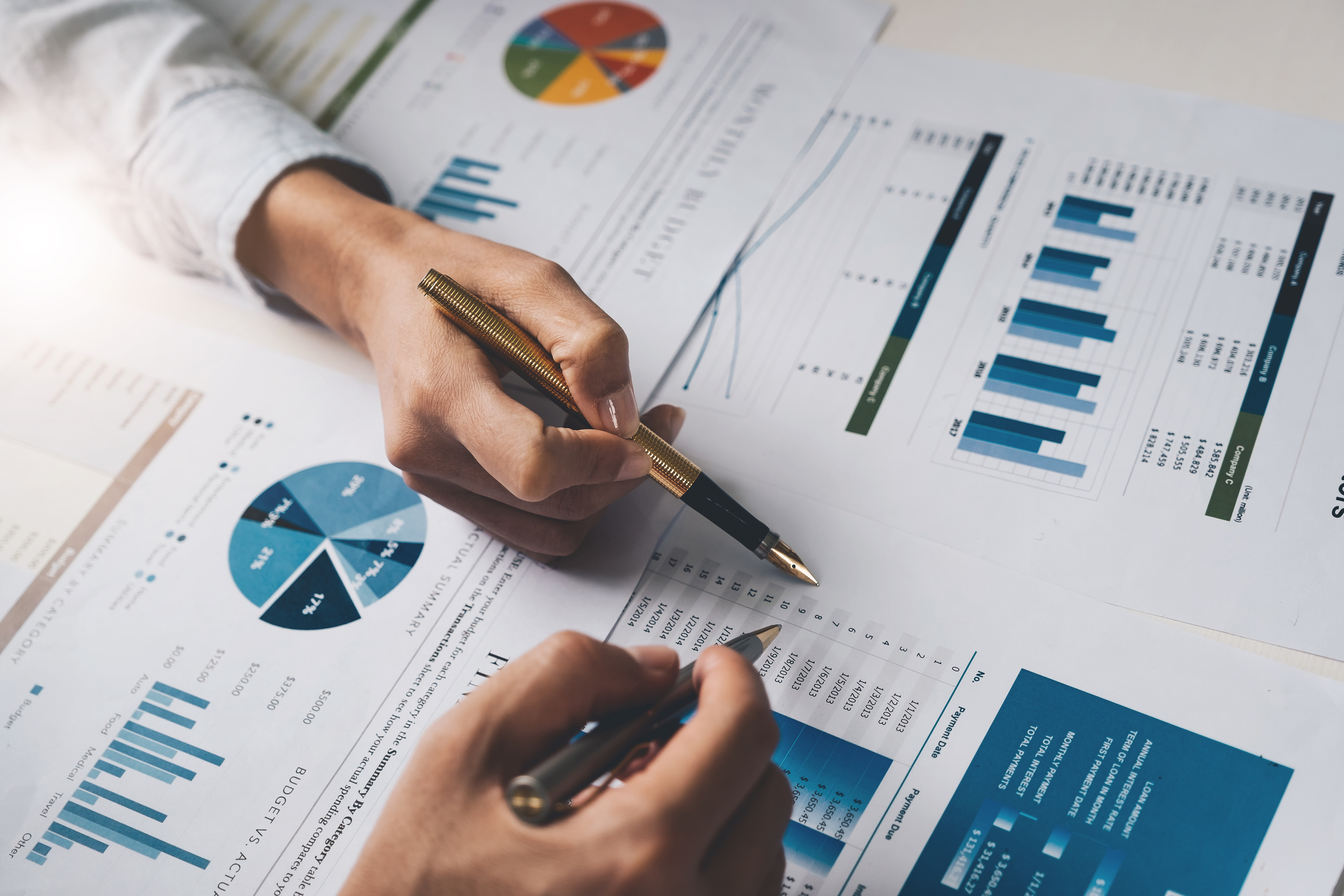 Financial charts and collaboration